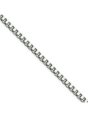 PriceRock Stainless Steel 5.3mm 20in Cable Chain Necklace 20 Inches Long 